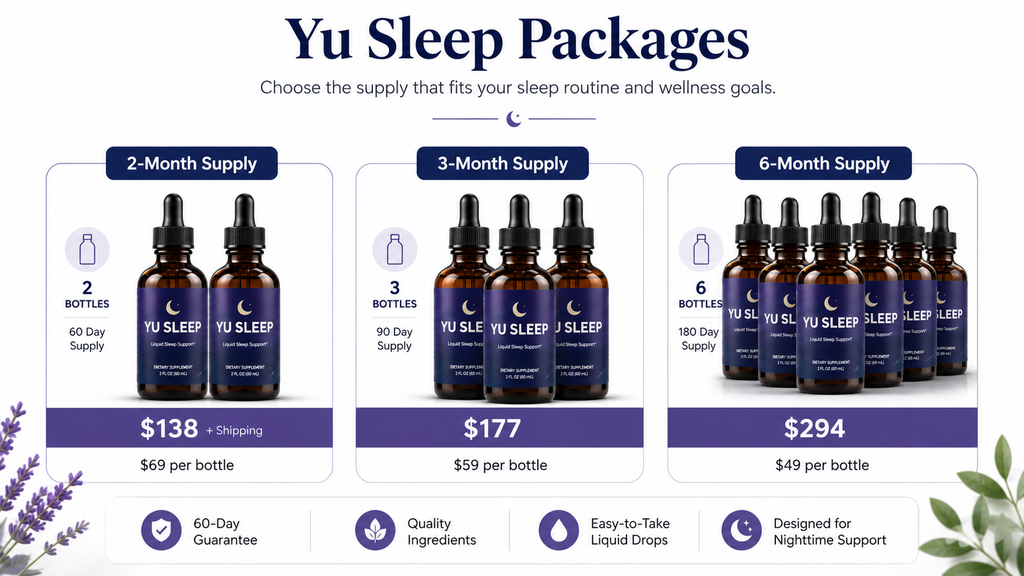 Yu Sleep price and available supply packages