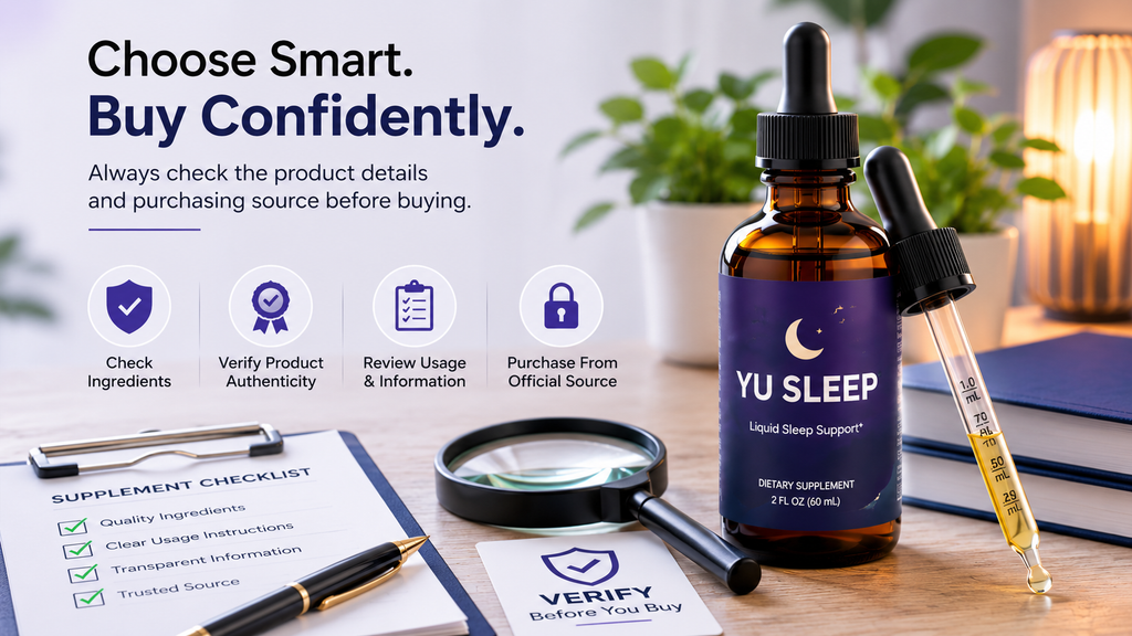 Yu Sleep supplement product bottle